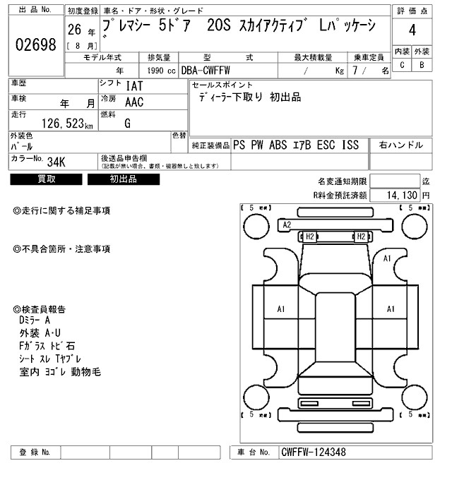 MAZDA PREMACY