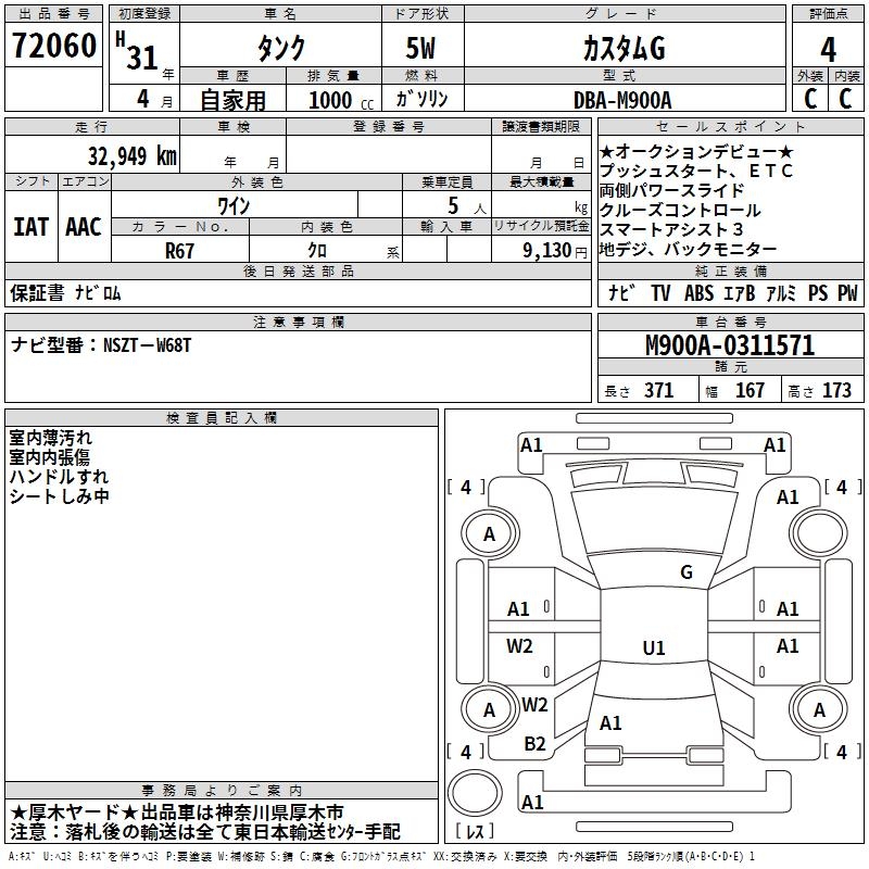 TOYOTA TANK