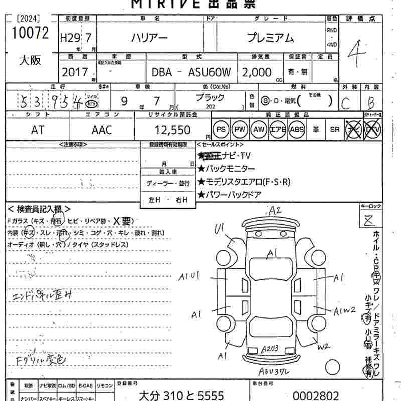 TOYOTA HARRIER