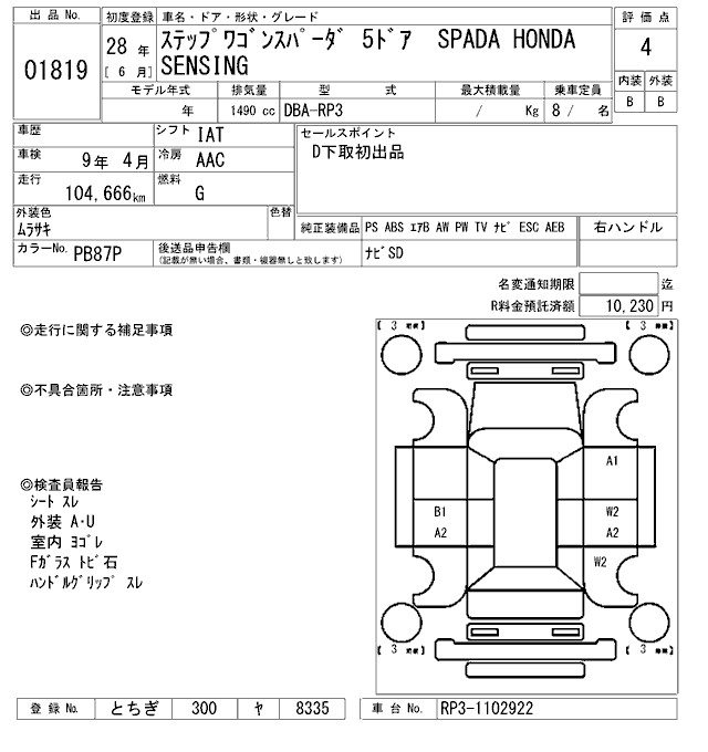 HONDA STEPWGN