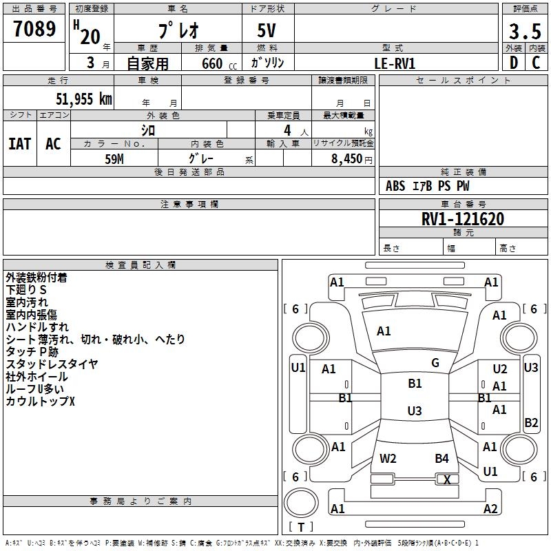 SUBARU PLEO