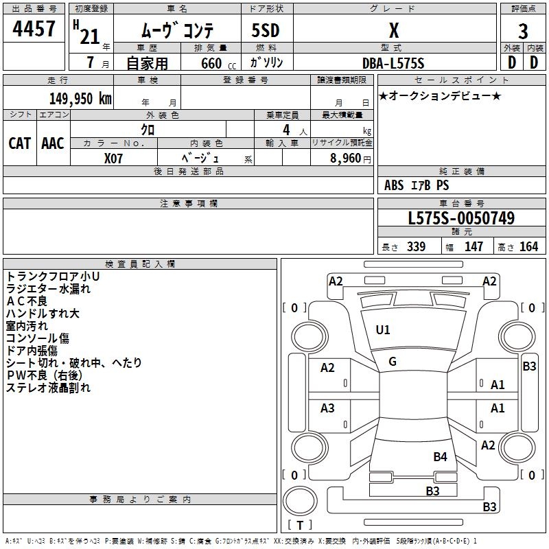 DAIHATSU MOVE CONTE