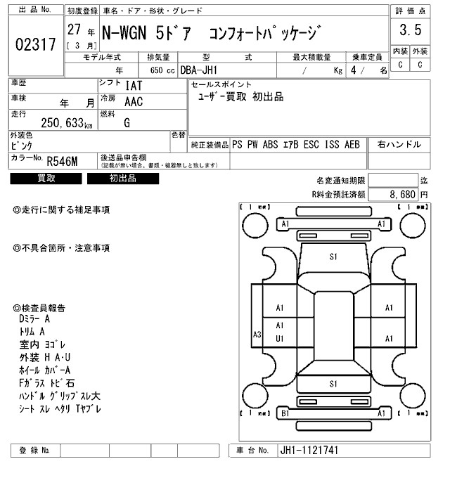 HONDA N-WGN
