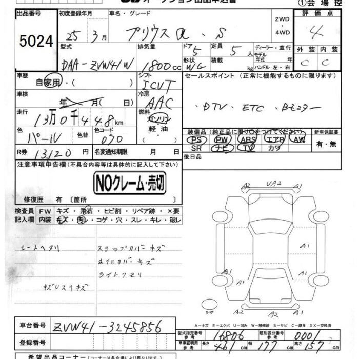 TOYOTA PRIUS ALPHA