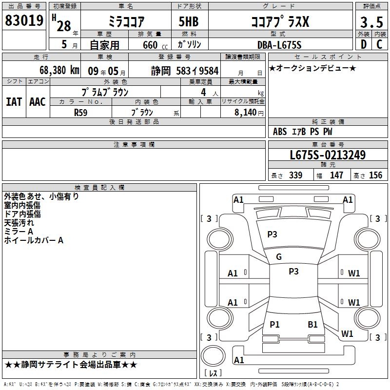 DAIHATSU MIRA COCOA