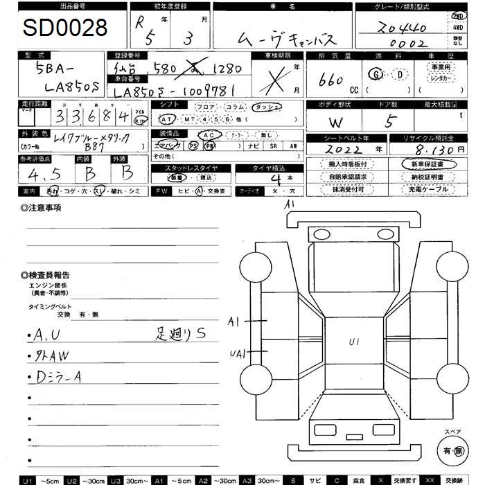 DAIHATSU MOVE CANBUS