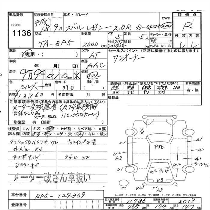 SUBARU LEGACY