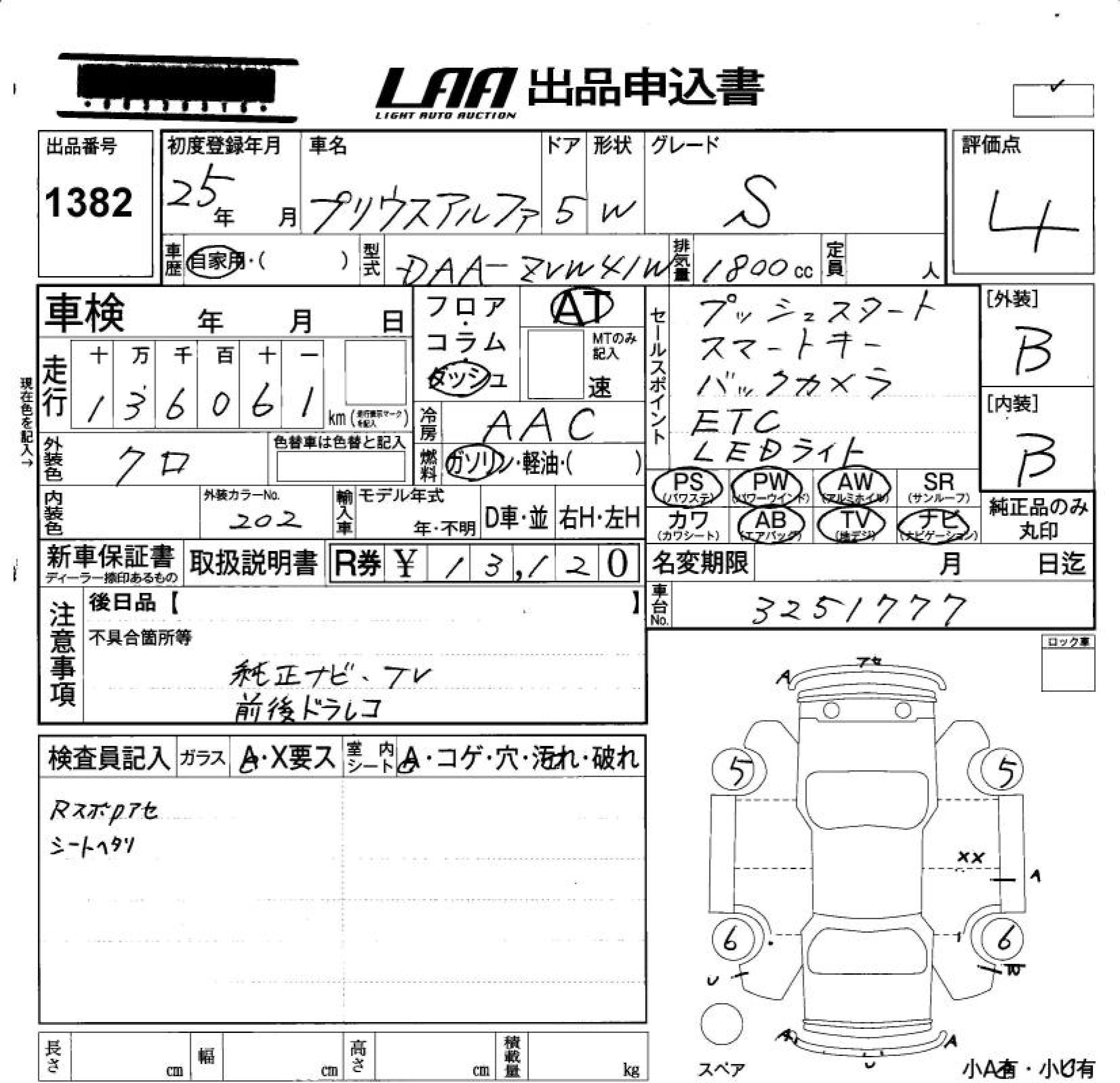 TOYOTA PRIUS ALPHA