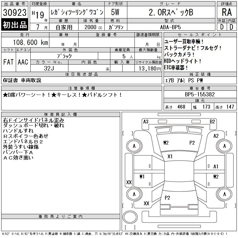 SUBARU LEGACY
