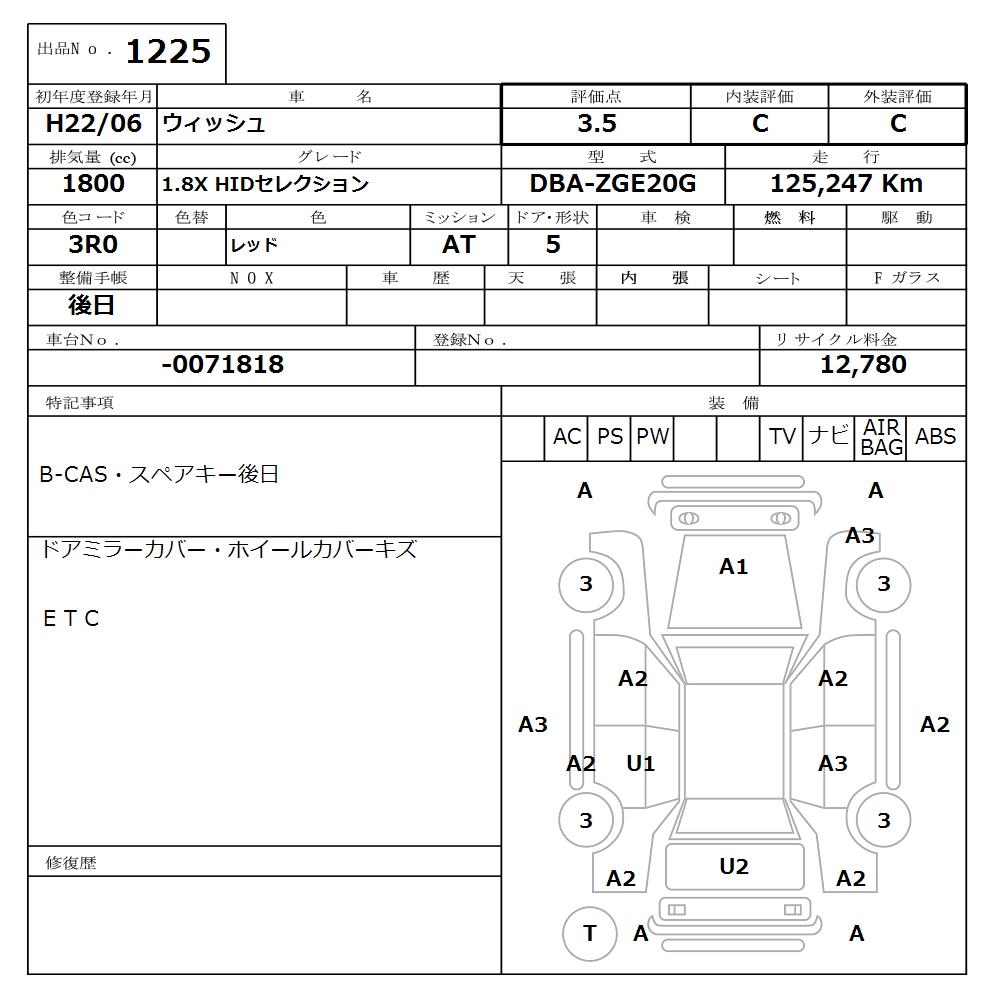 TOYOTA WISH
