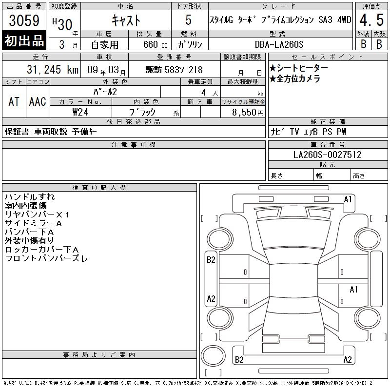 DAIHATSU CAST
