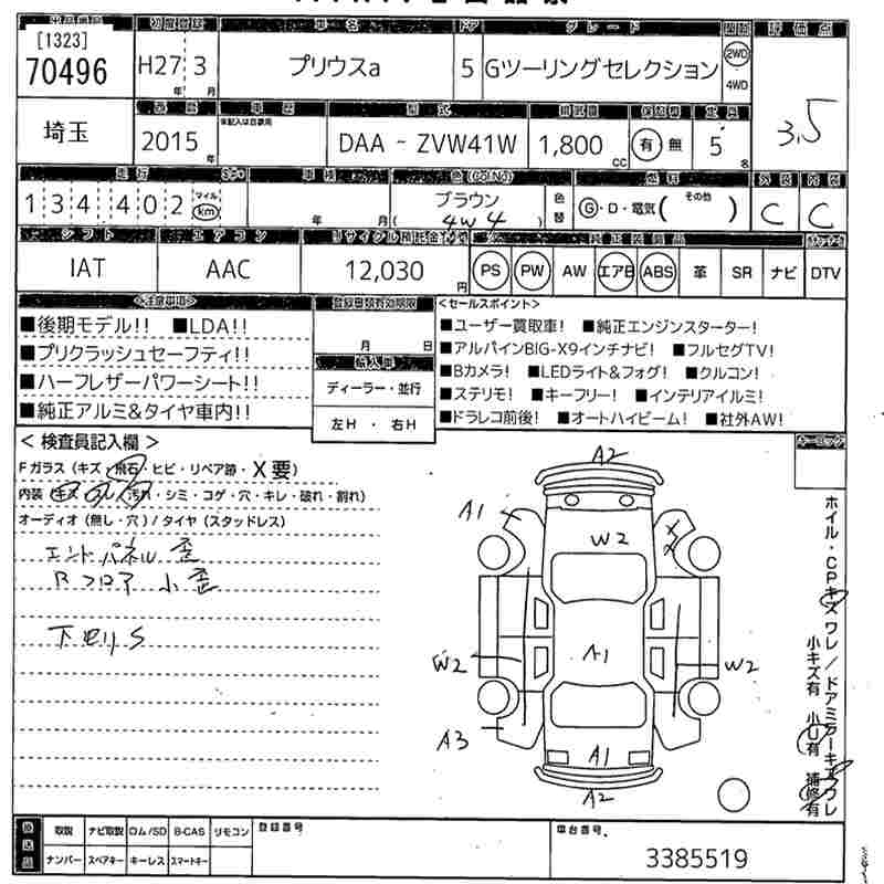 TOYOTA PRIUS ALPHA