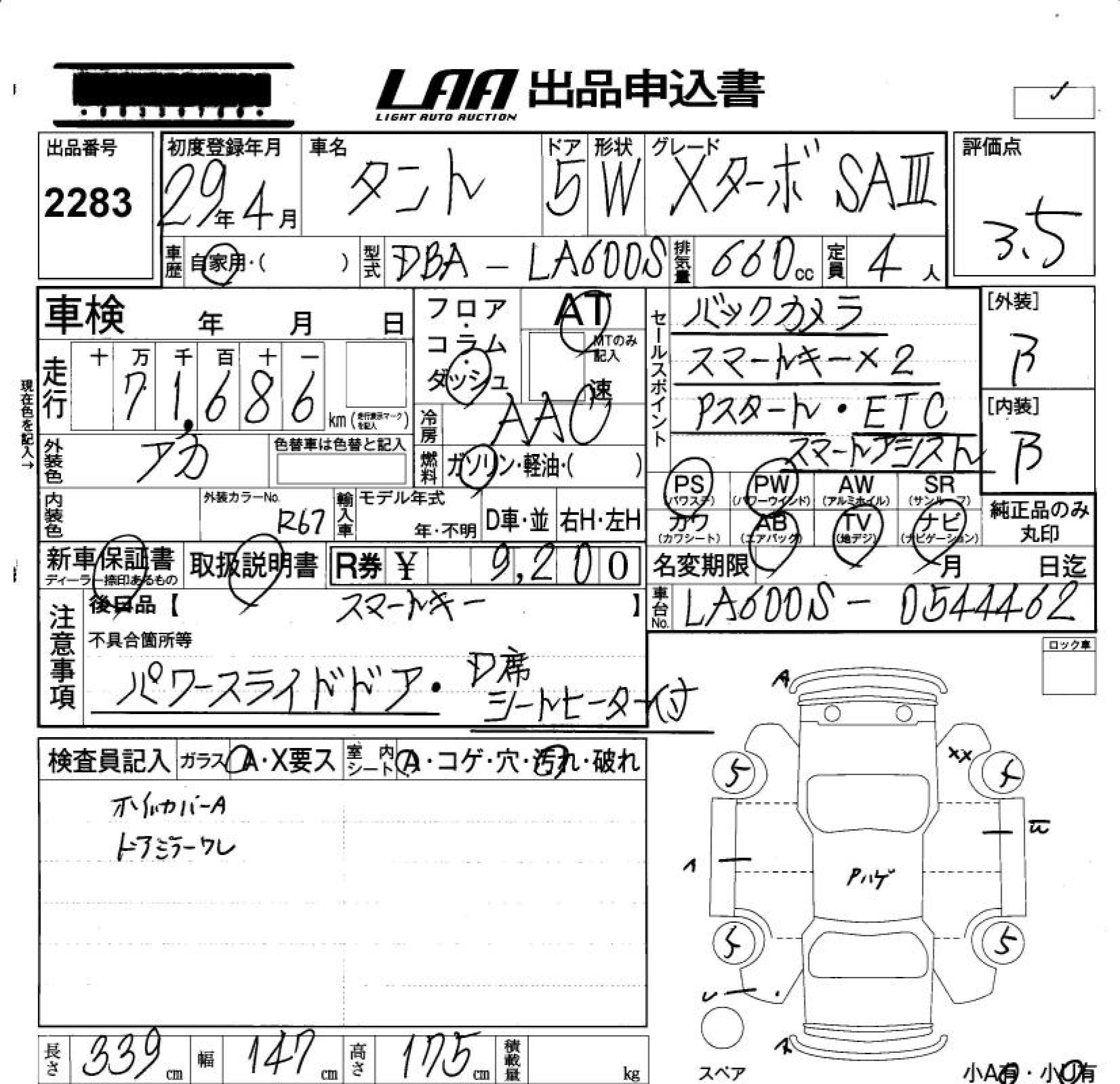 DAIHATSU TANTO
