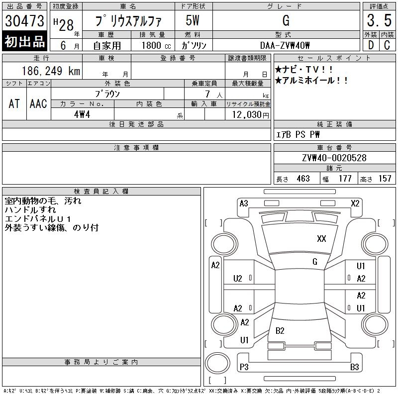 TOYOTA PRIUS ALPHA