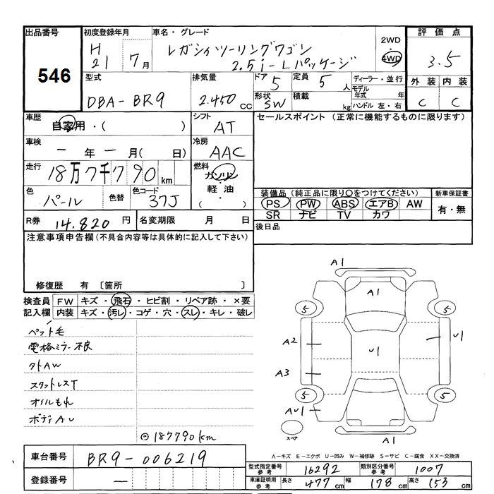 SUBARU LEGACY