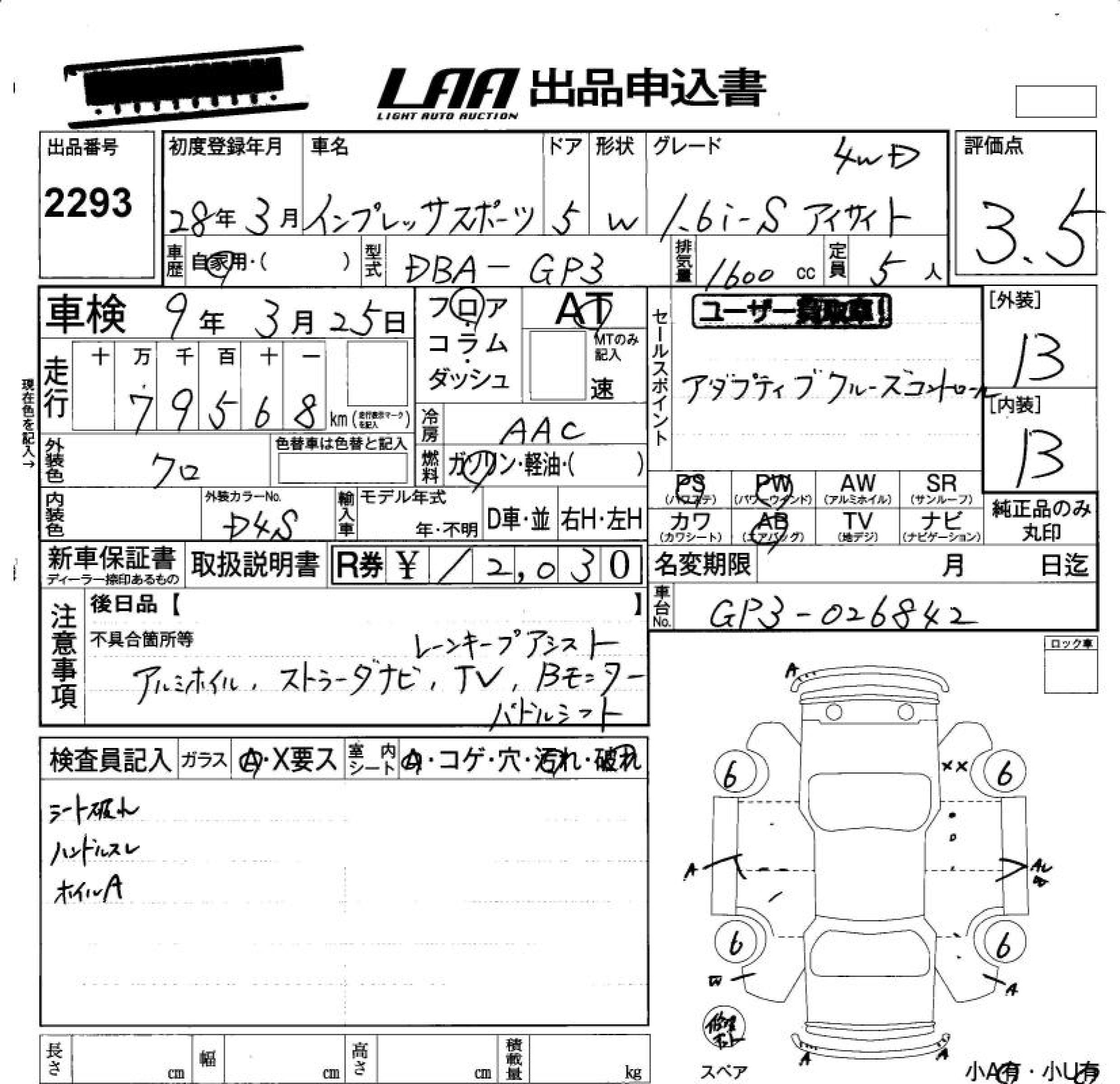 SUBARU IMPREZA