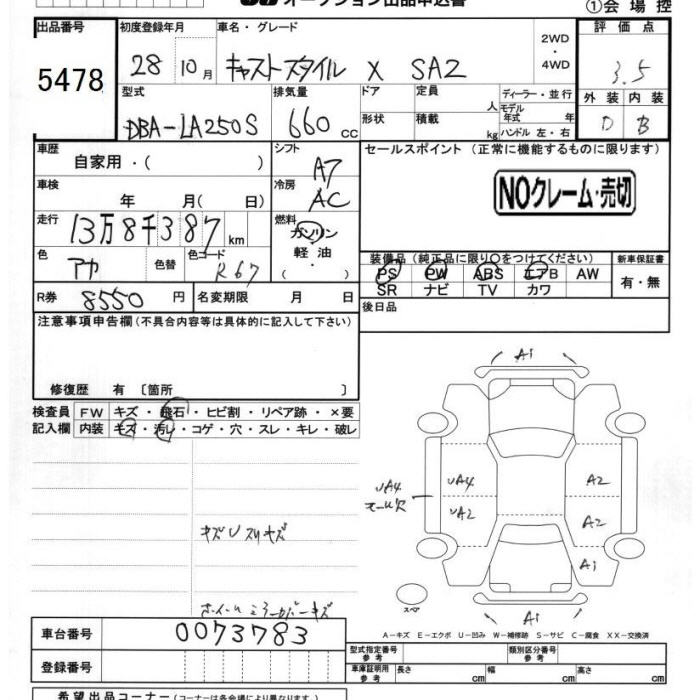 DAIHATSU CAST