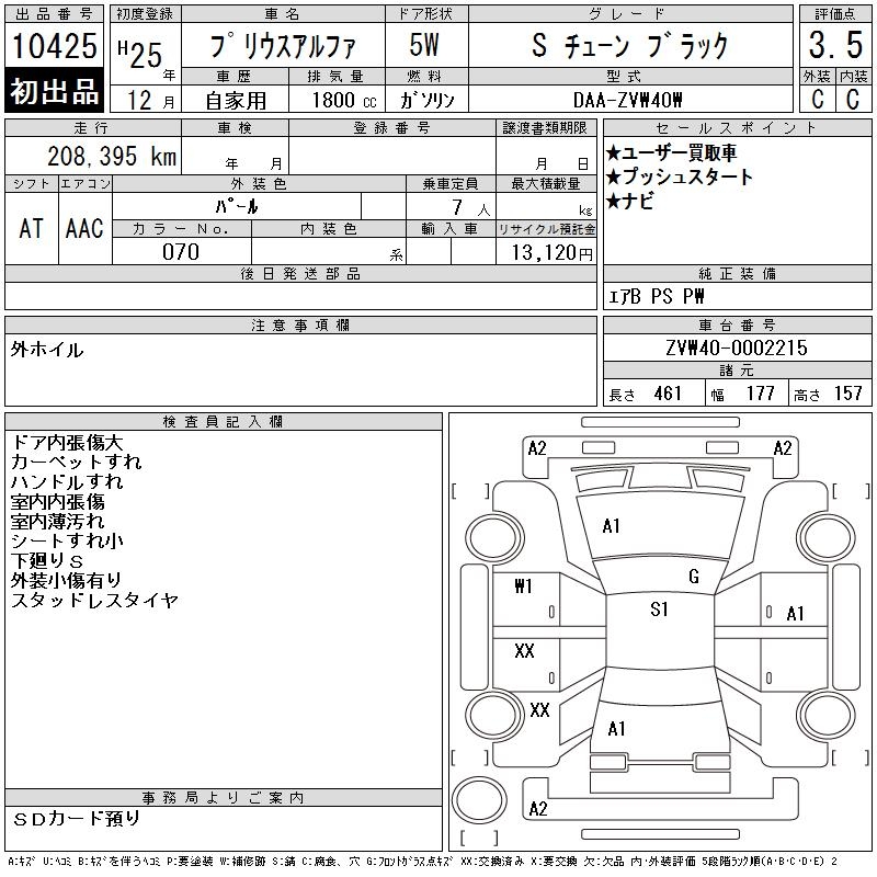 TOYOTA PRIUS ALPHA