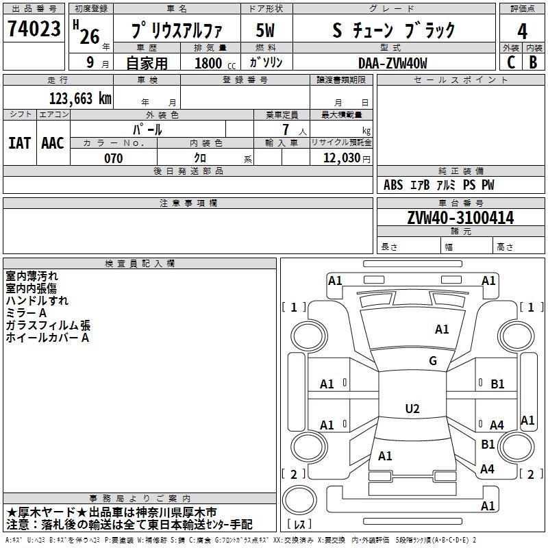 TOYOTA PRIUS ALPHA