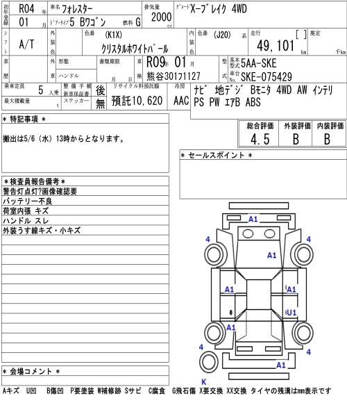 SUBARU FORESTER