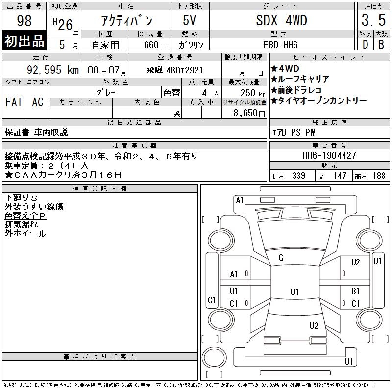 HONDA ACTY