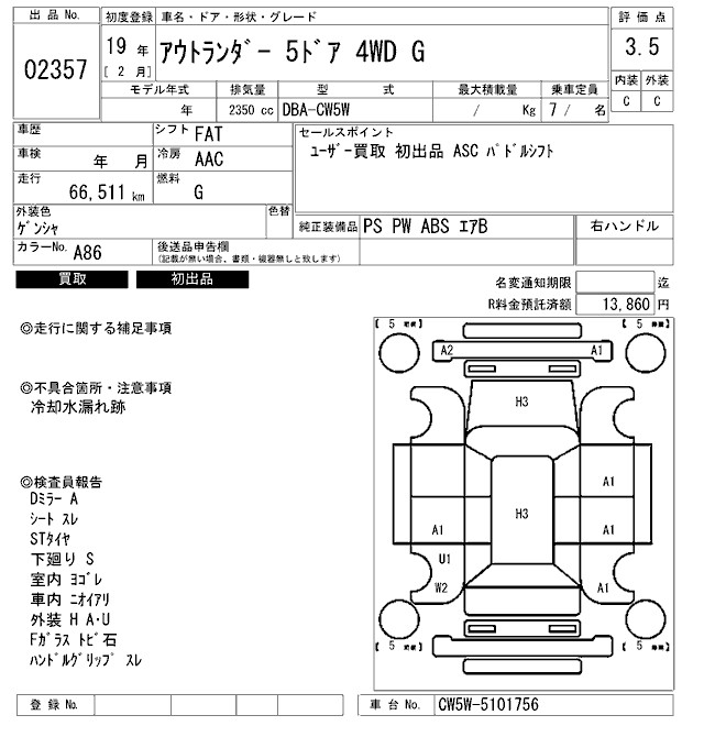 MITSUBISHI OUTLANDER