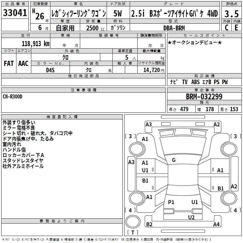 SUBARU LEGACY