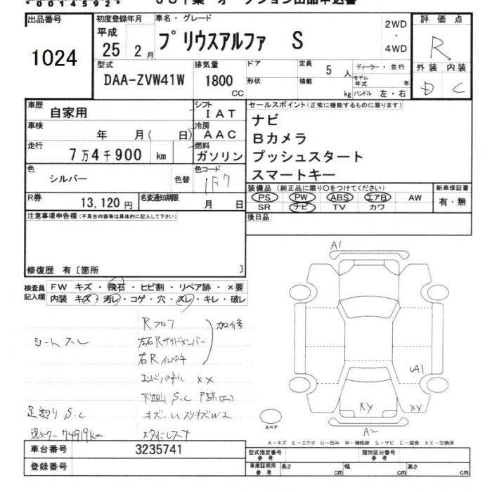 TOYOTA PRIUS ALPHA