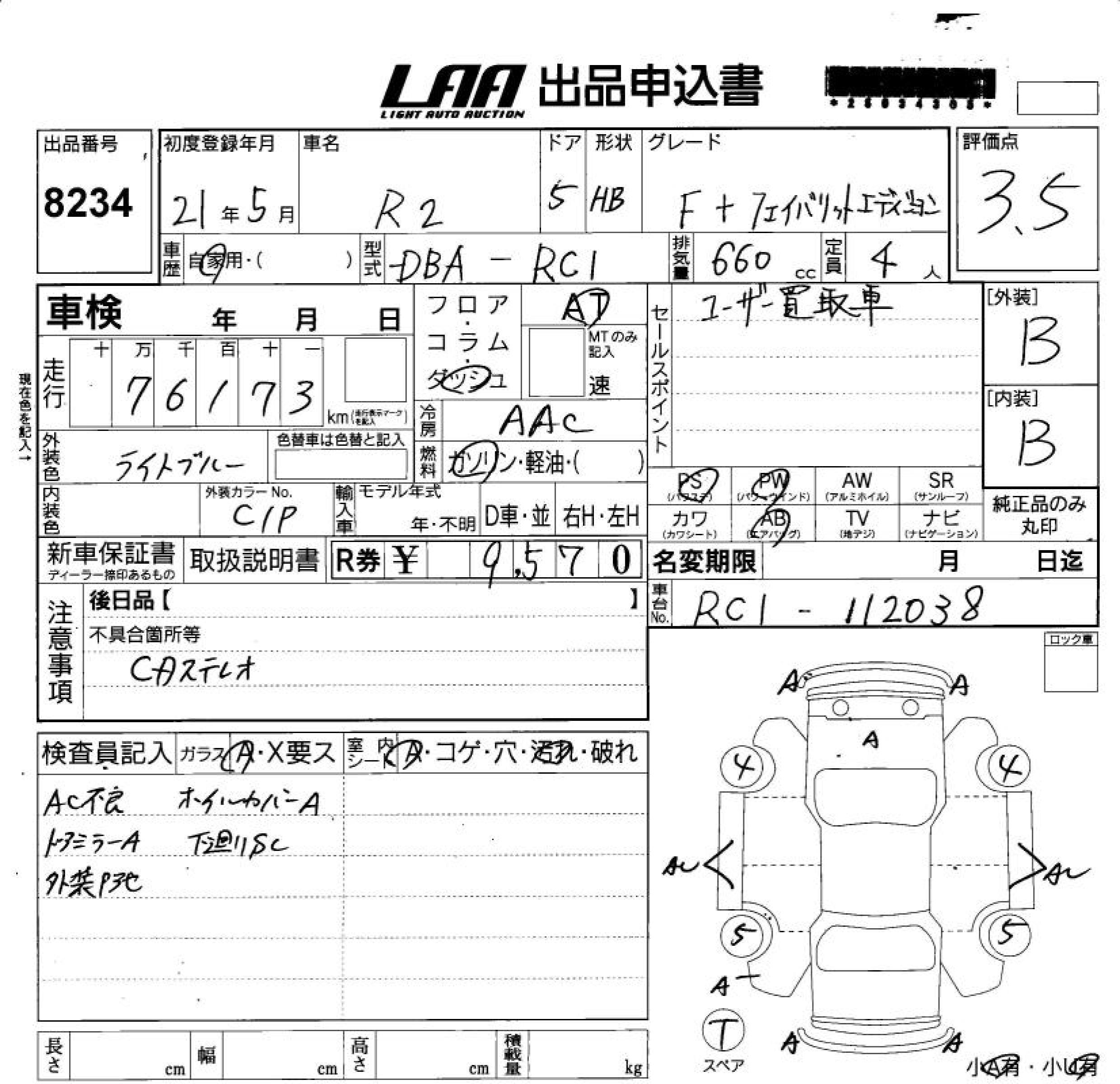 SUBARU R2