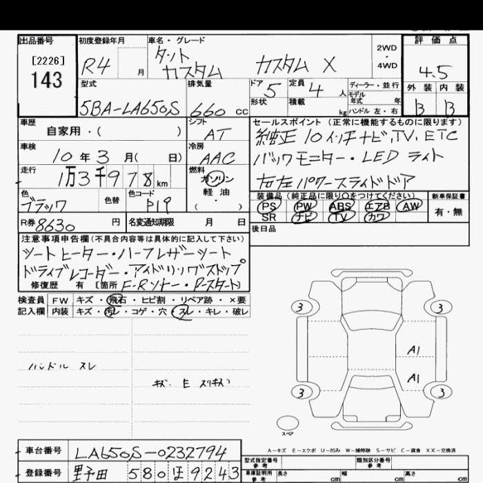 DAIHATSU TANTO