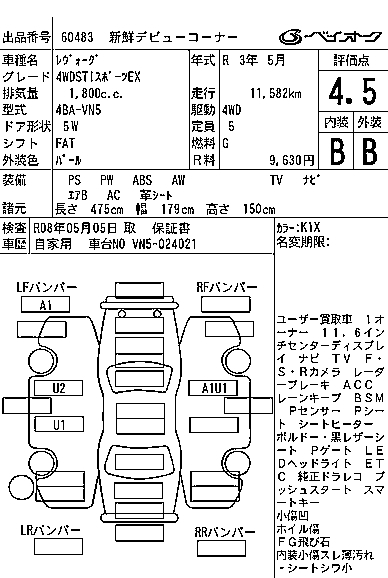 SUBARU LEVORG