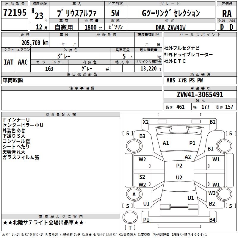 TOYOTA PRIUS ALPHA