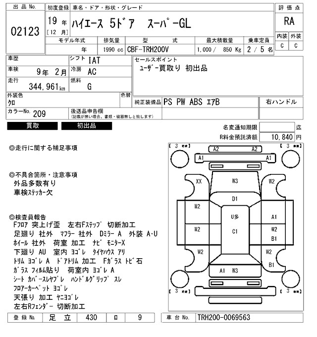 TOYOTA REGIUS ACE