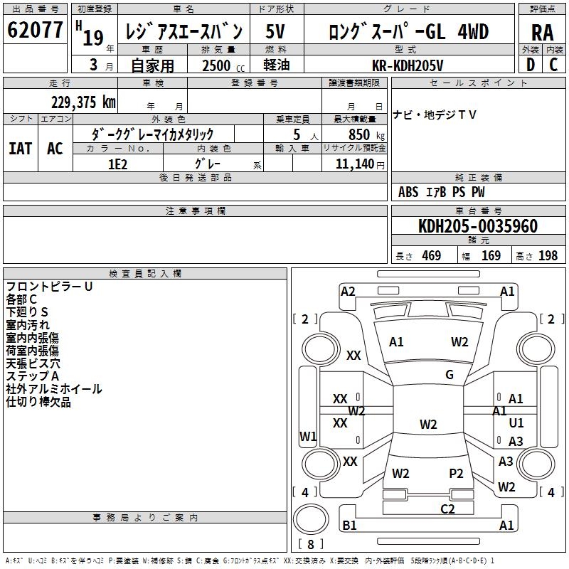 TOYOTA REGIUS ACE