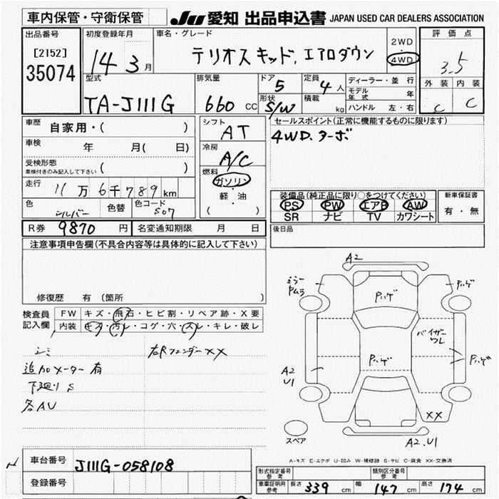DAIHATSU TERIOS KID