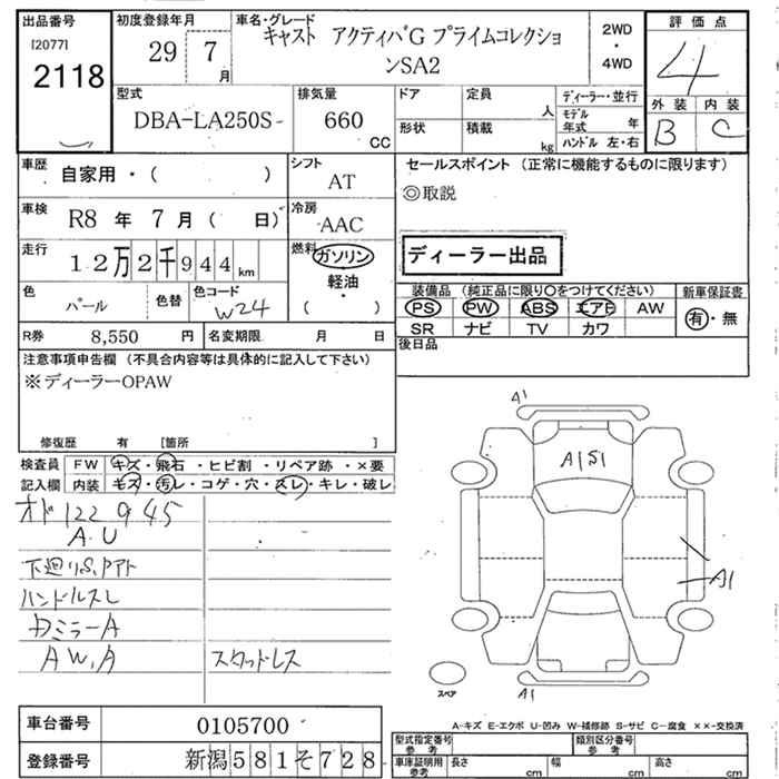 DAIHATSU CAST