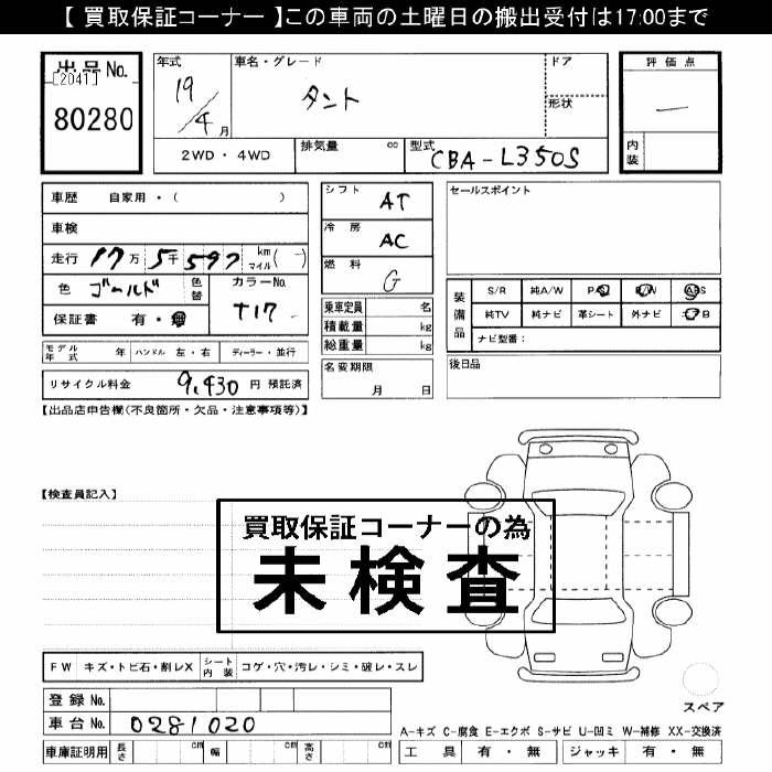 DAIHATSU TANTO