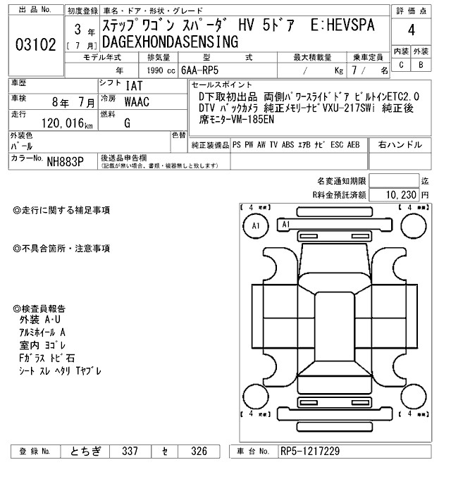 HONDA STEPWGN