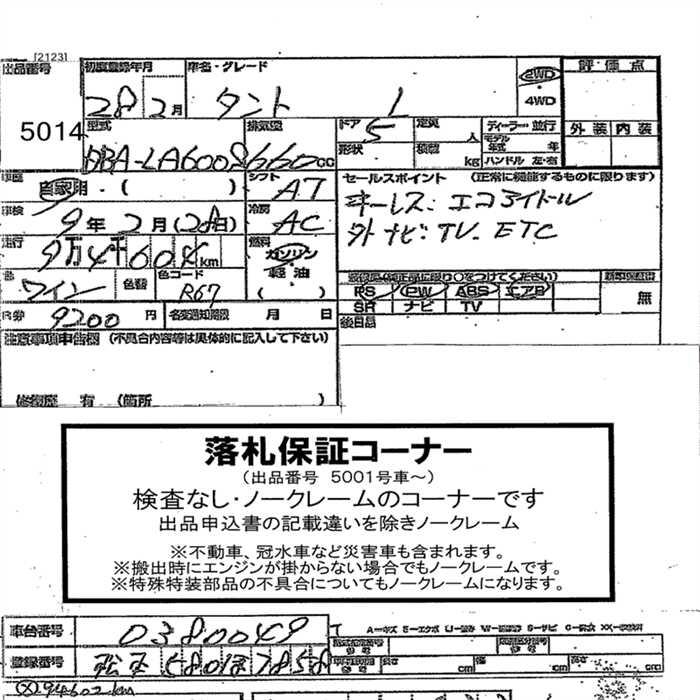 DAIHATSU TANTO