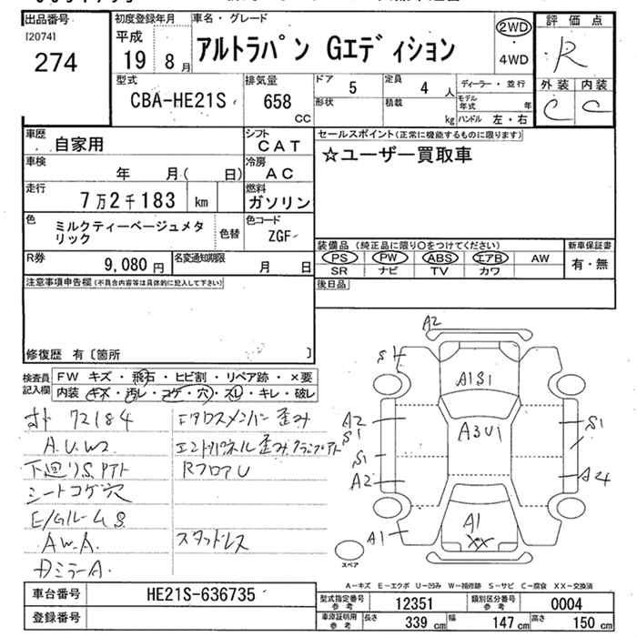 SUZUKI ALTO LAPIN