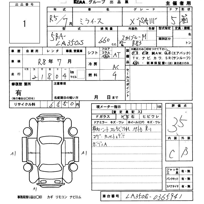 DAIHATSU MIRA E:S