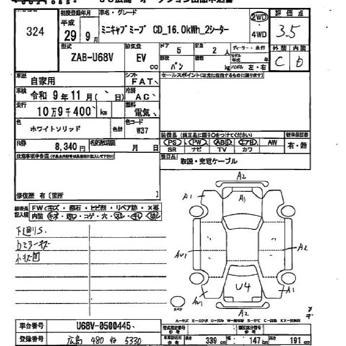 MITSUBISHI MINICAB MIEV