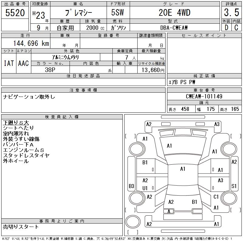 MAZDA PREMACY