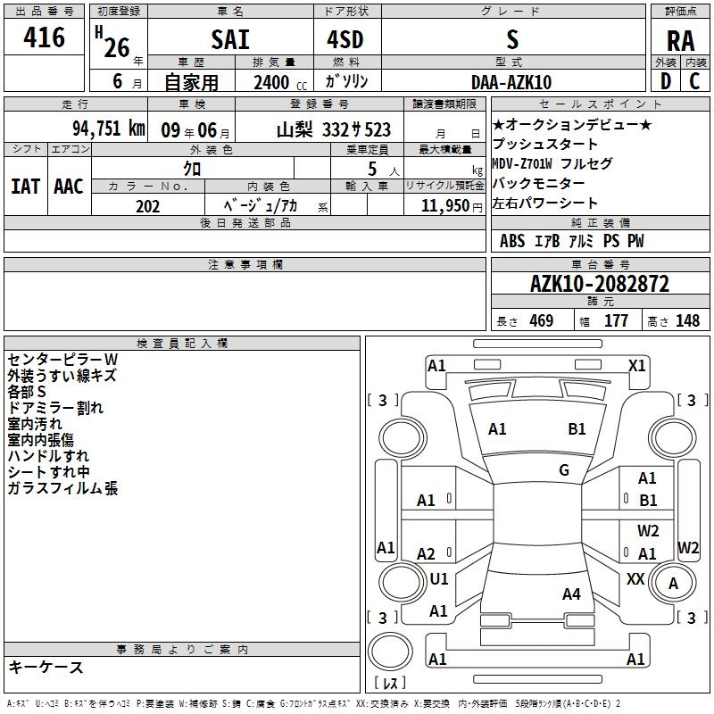 TOYOTA SAI