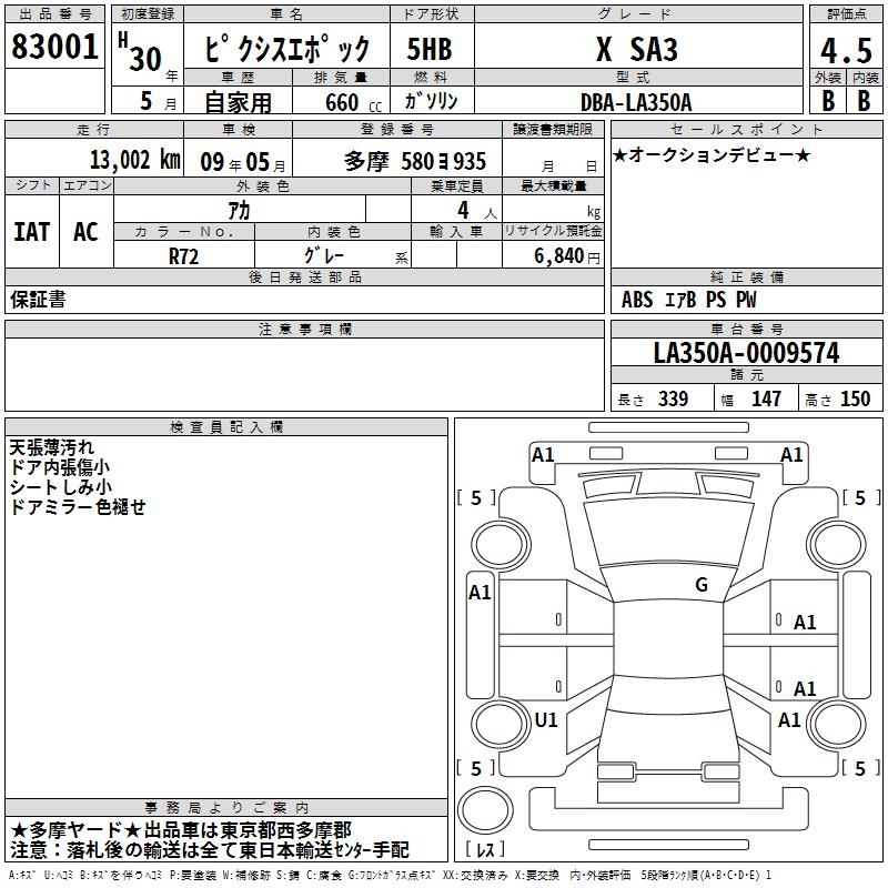 TOYOTA PIXIS EPOCH
