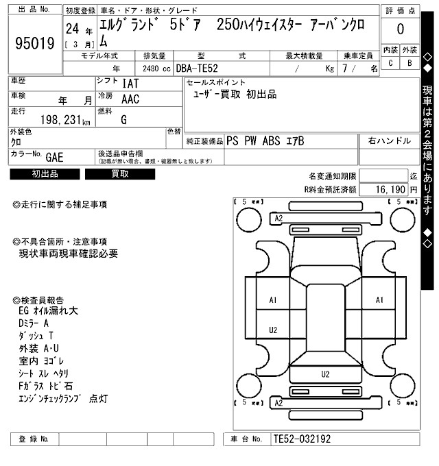 NISSAN ELGRAND