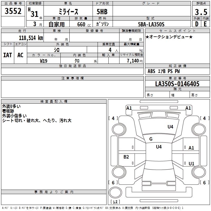 DAIHATSU MIRA E:S