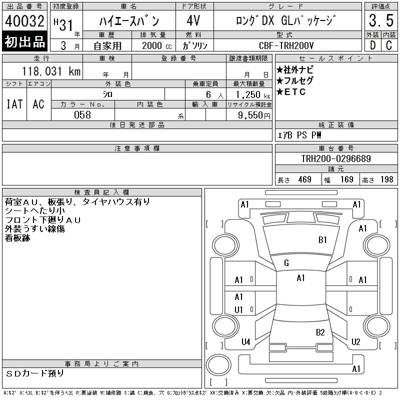 TOYOTA REGIUS ACE