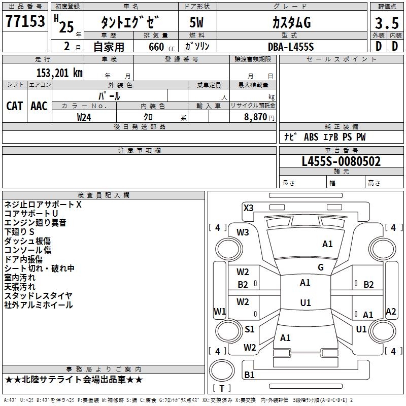 DAIHATSU TANTO EXE