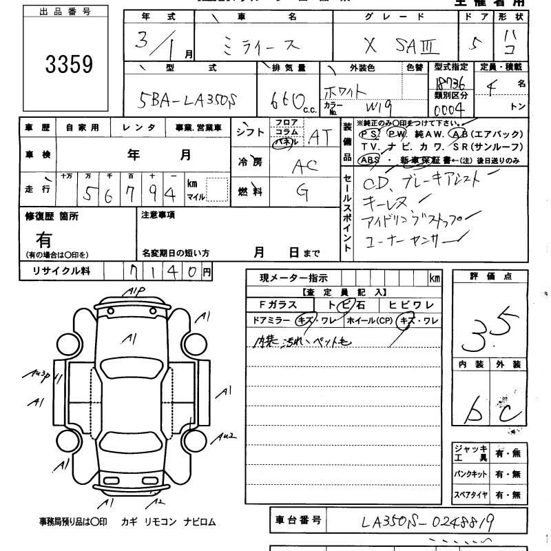 DAIHATSU MIRA E:S
